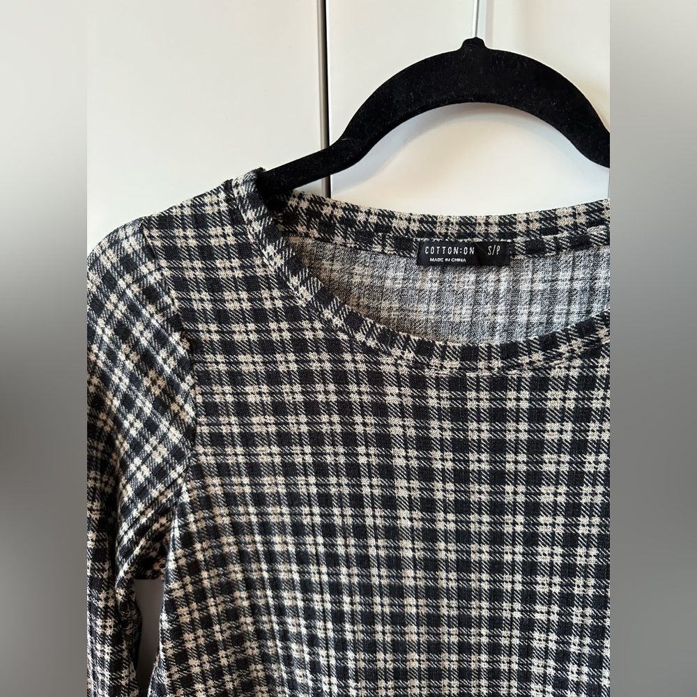 CottonOn Babydoll Plaid Dress